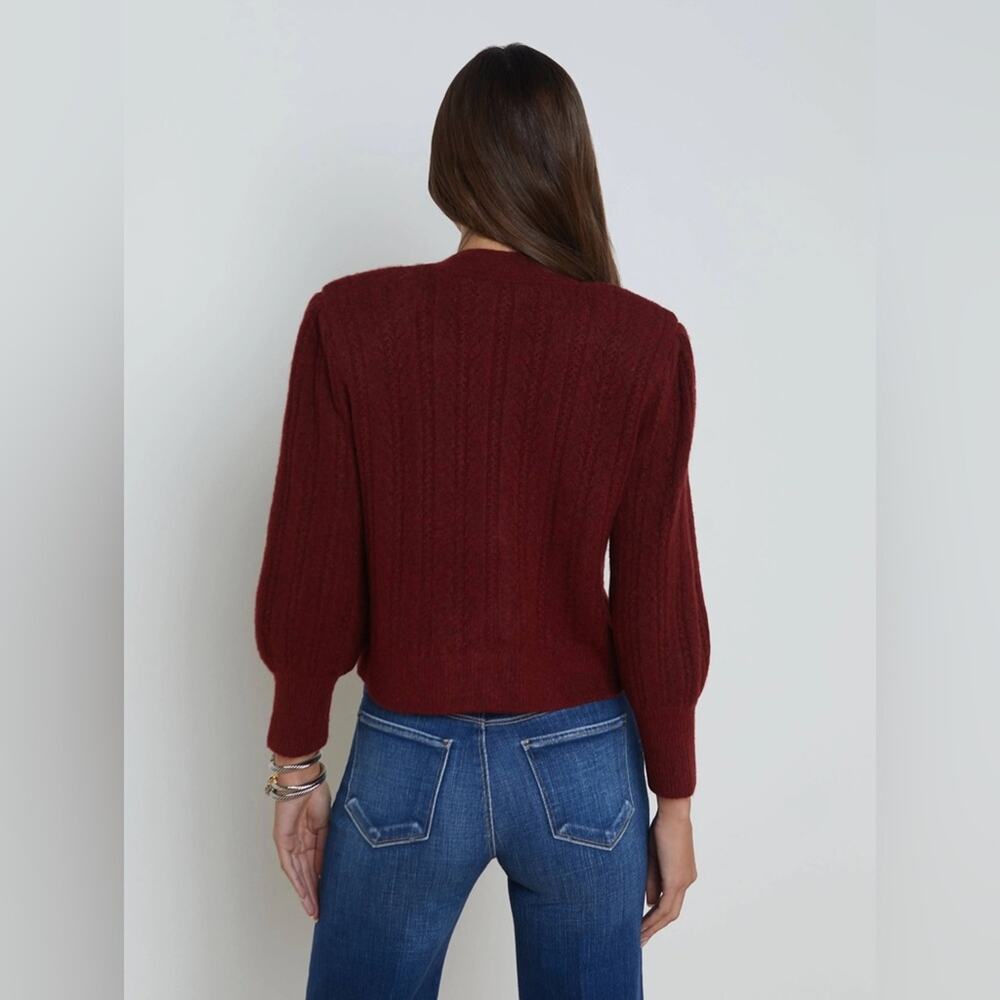 L’agence Talullah Jeweled Button Cardigan L - Picture 6 of 9